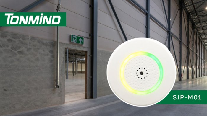 Линейку Tonmind пополнил всенаправленный потолочный IP микрофон с PoE SIP-M01